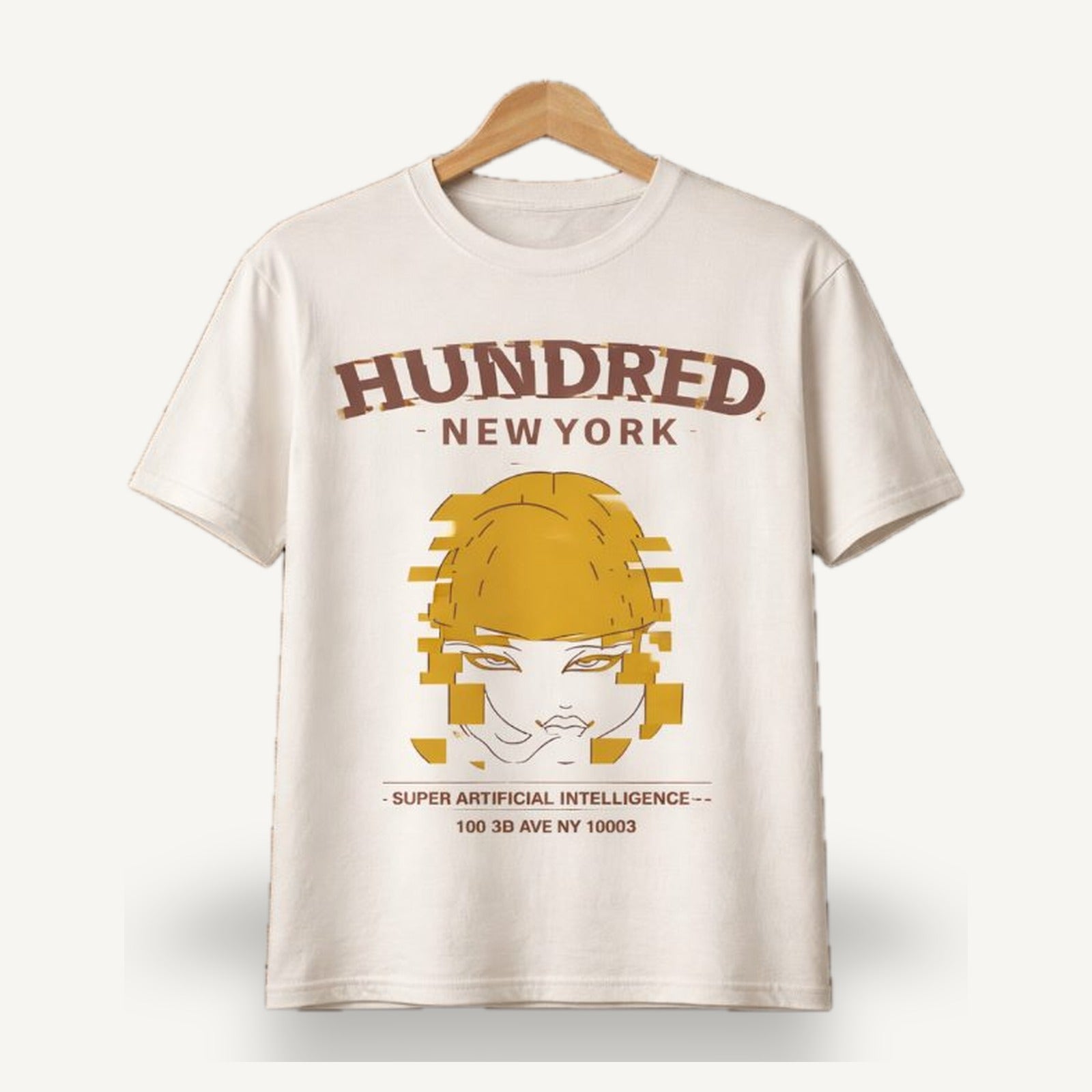 Super Artificial Intelligence Tee — Natural — TEE-14_super-ai_natural_01