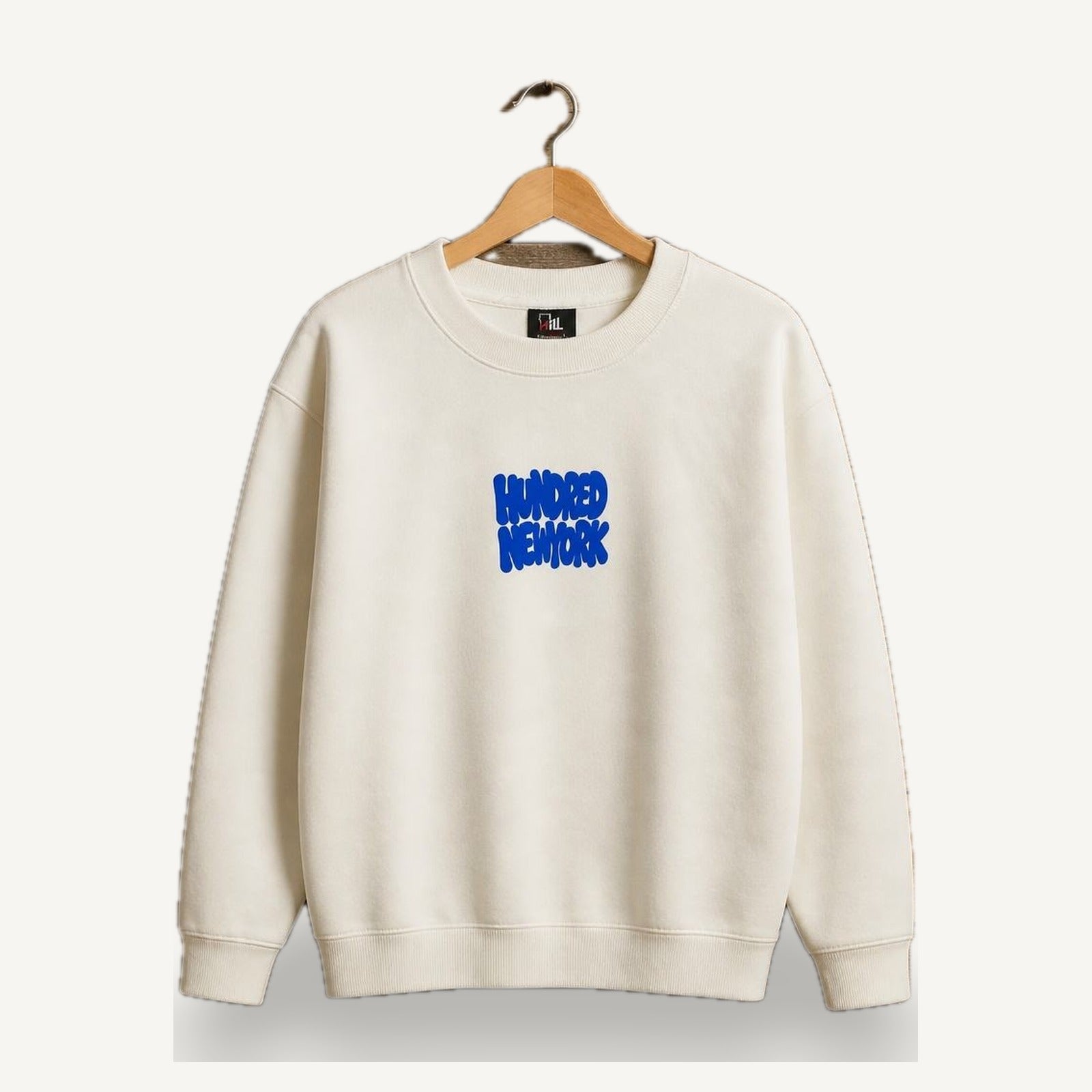 Bubble Logo Crewneck — Natural — CRW-01_bubble-crewneck_natural_01