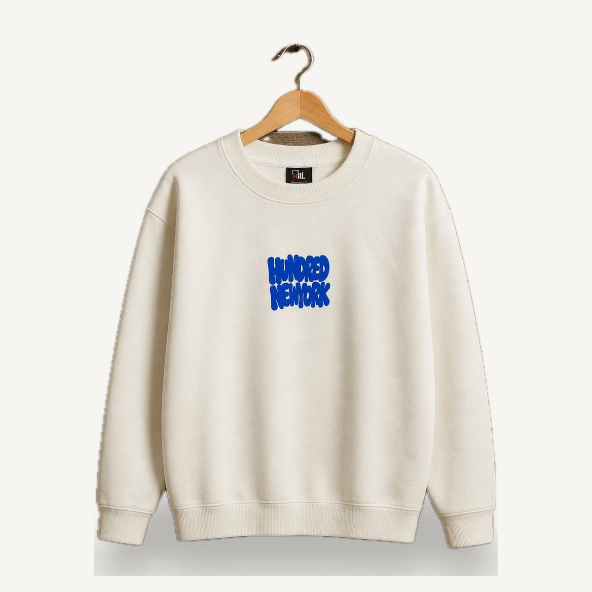 Bubble Logo Crewneck — Natural — CRW-01_bubble-crewneck_natural_01