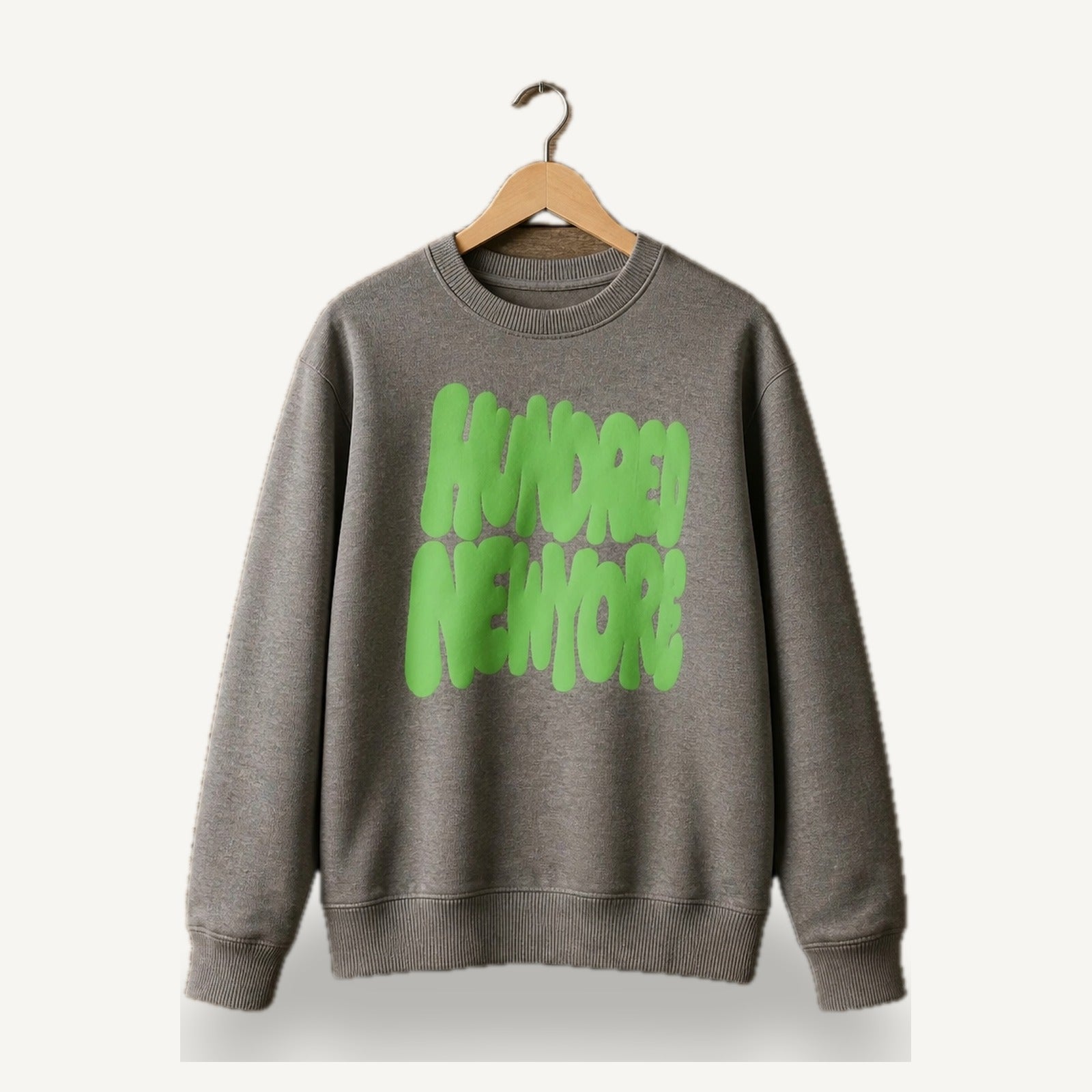 Bubble Logo Crewneck — Grey — CRW-03_bubble-crewneck_grey_01