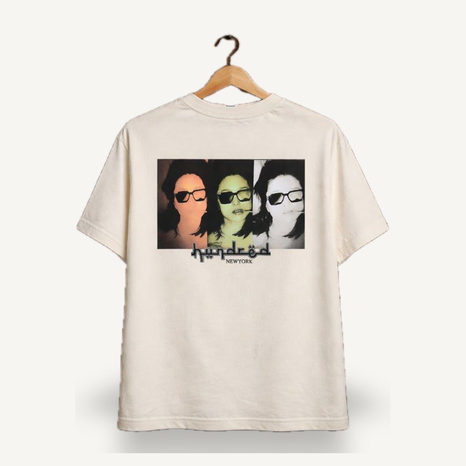 Trio Faces Tee — Natural — TEE-05_trio-faces_natural_01
