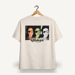 Trio Faces Tee — Natural — TEE-05_trio-faces_natural_01