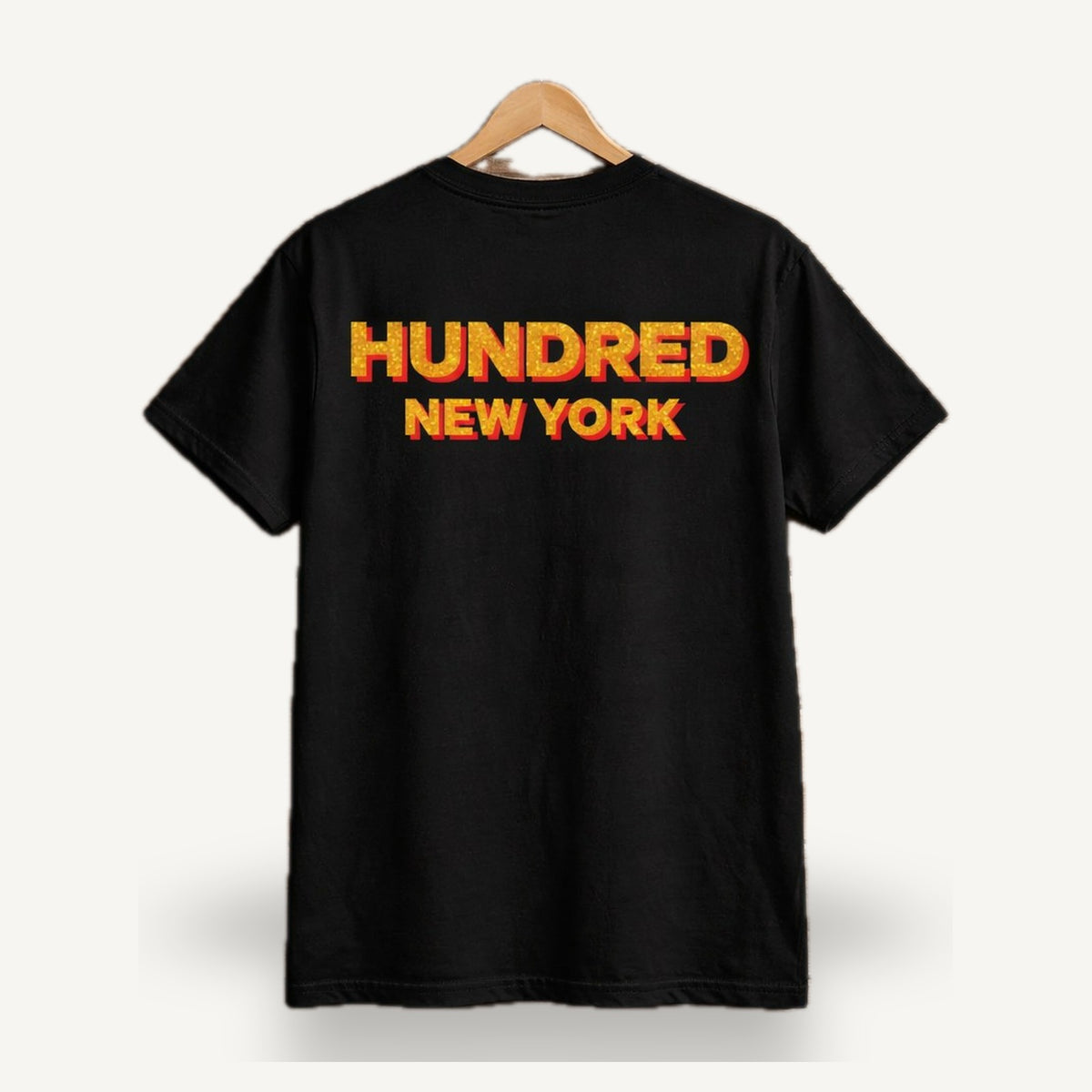 Flame Logo Tee — Black — TEE-06_flame-logo_black_01-back