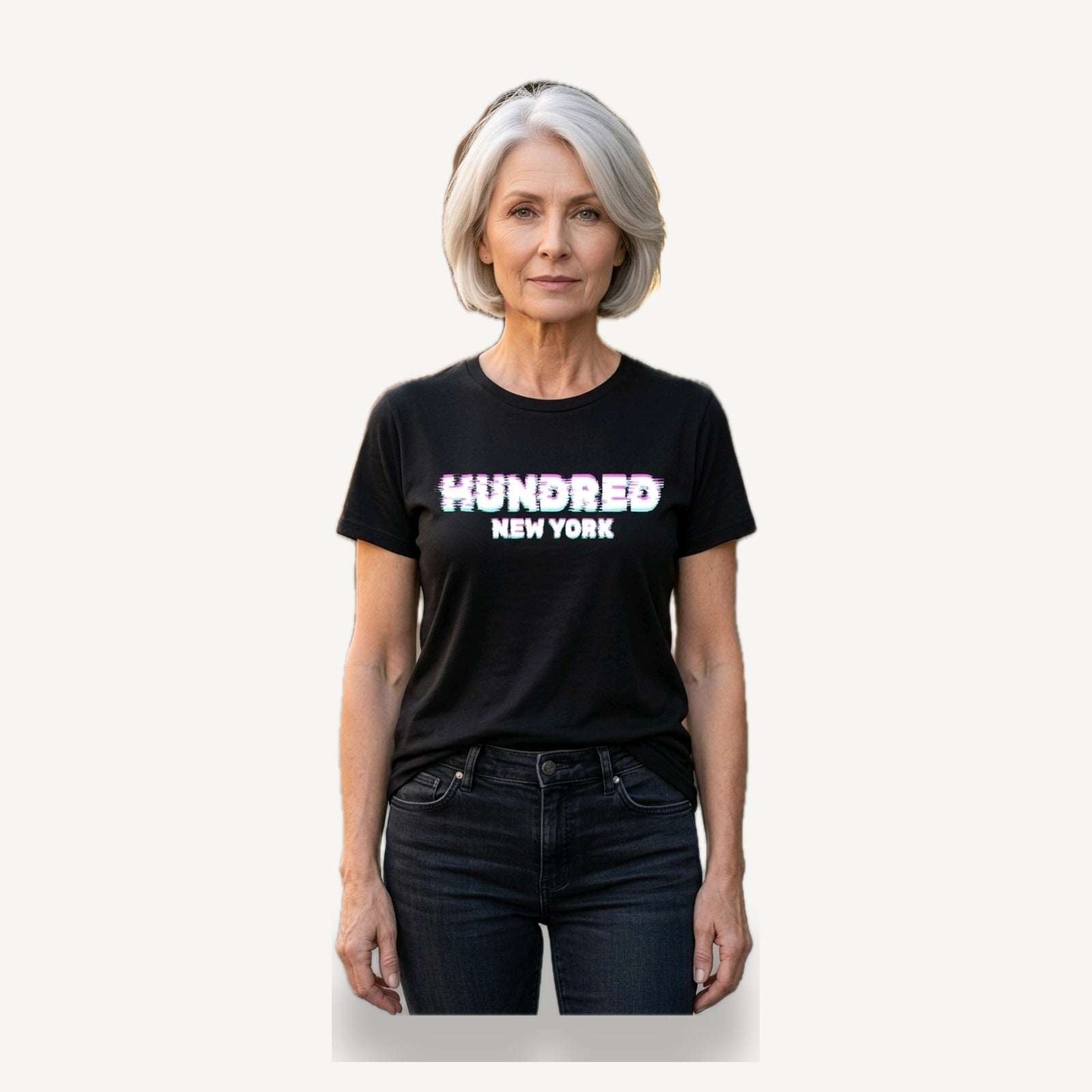 Glitch Logo Tee — Black — TEE-08_glitch-logo_black_05-model