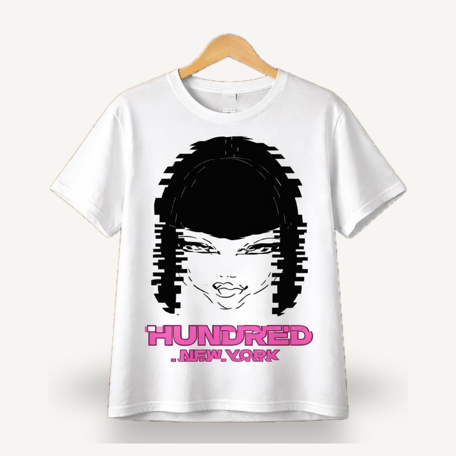 Bob Girl Tee — White — TEE-13_bob-girl_white_01