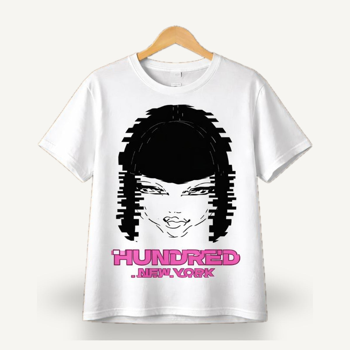 Bob Girl Tee — White — TEE-13_bob-girl_white_01