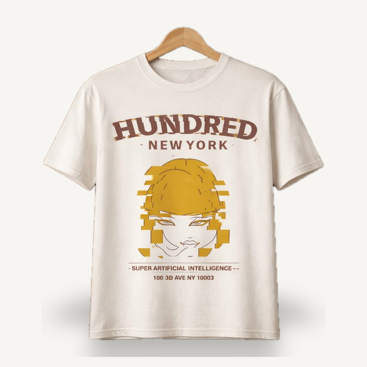 Super Artificial Intelligence Tee — Natural — TEE-14_super-ai_natural_01